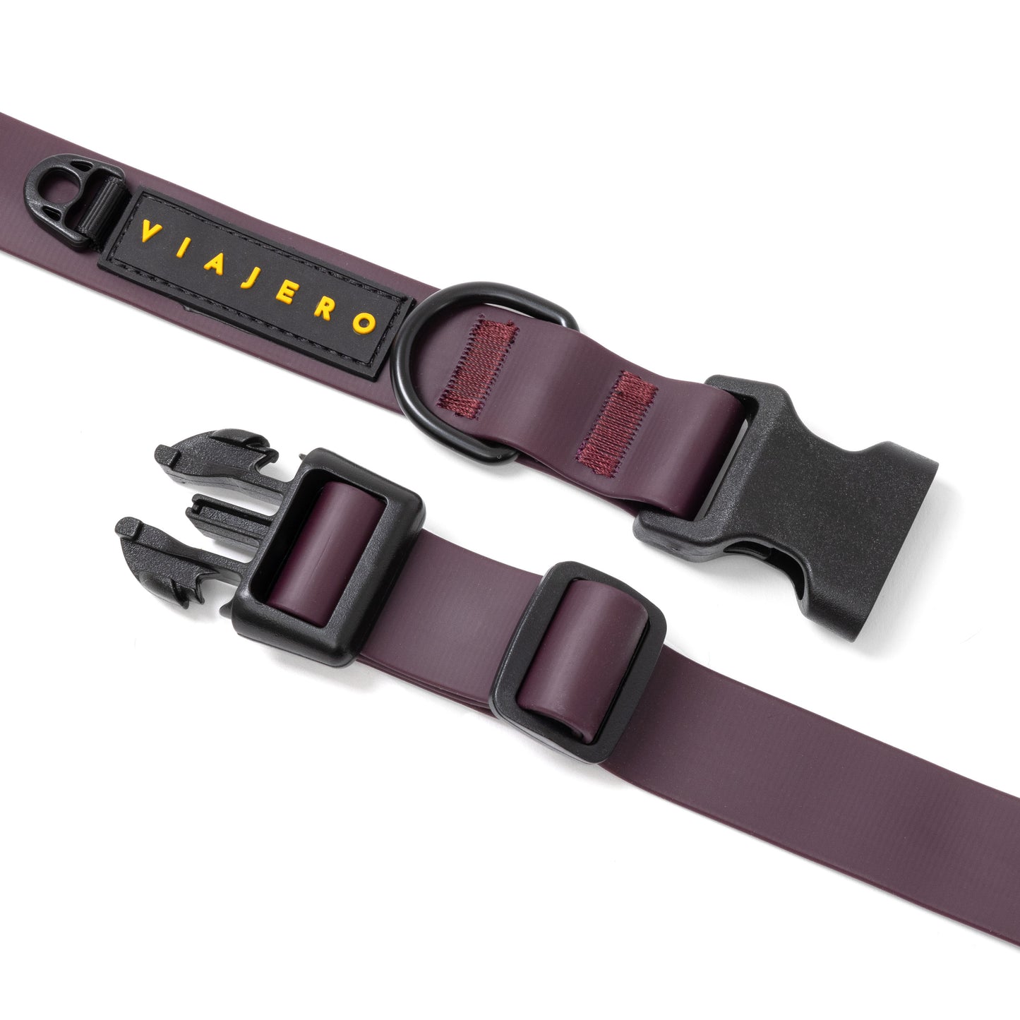 Waterproof Dog Collar: Purple