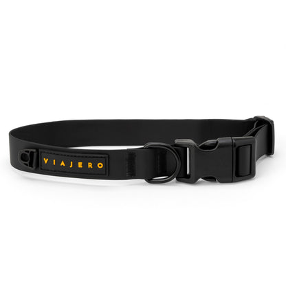 Waterproof Dog Collar: Black